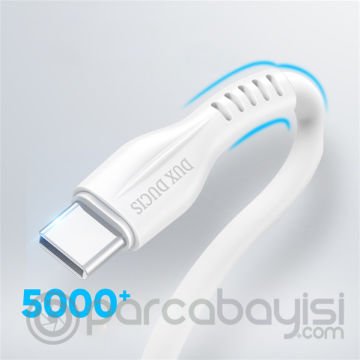 DUX DUCİS Type-C PD 60W QC4.0 Hızlı Şarj Kablosu 1 Metre