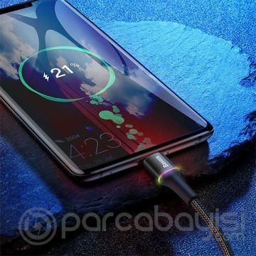Baseus Halo Usb Type-C 2.0A Hızlı Şarj 3METRE Usb Şarj Kablosu