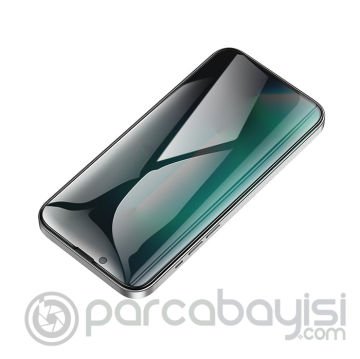 Hoco iPhone 14,13,13  Pro Prıvacy Hayalet Full Koruma Cam Ekran Koruyucu