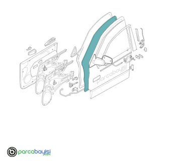 Sportage Ön Kapı Fitili Sol Orjinal | 821301F000