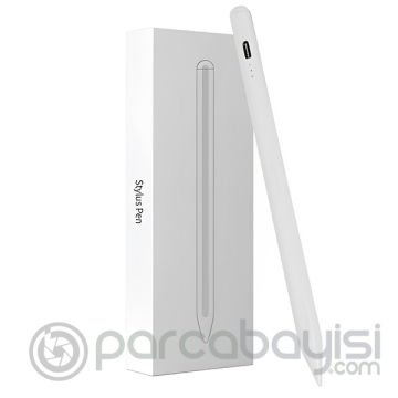 Ally Apple Pencil Kapasitif Stylus Dokunmatik IPad Tablet Kalemi + Yedek Uc