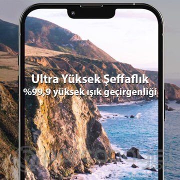 ALLY İPhone 13-13 Mini 3D Full Tempered Glass Cam Kamera Koruyucu