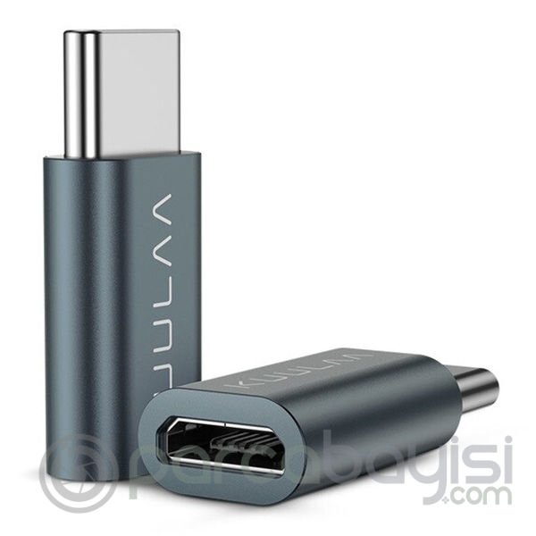 KUULAA Micro Usb To Usb Type C Converter Çevirici Başlık  Adaptör