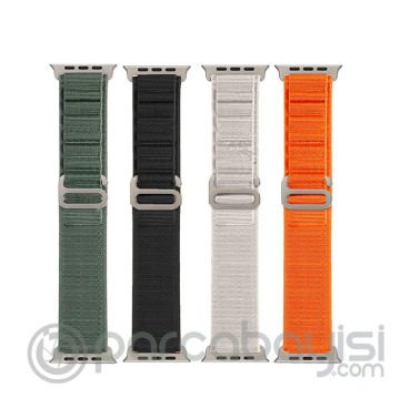 Ally Apple Watch 7-8 45mm 6-5-4 44mm Alpine Loop Kayış Kordon 3-2-1 42mm