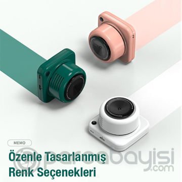 MEMO G01 Boyun Askılıklı Mini Fan Taşınabilir Şarjlı Soğutucu Boyun Fanı