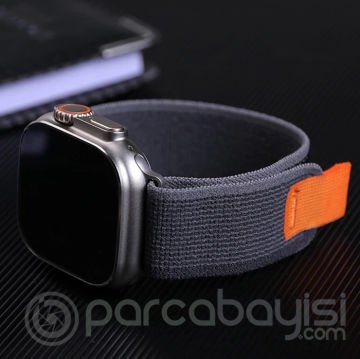 Ally Apple Watch 7-8 45mm 6-5-4 44mm Field Loop Kayış Kordon 3-2-1 42mm