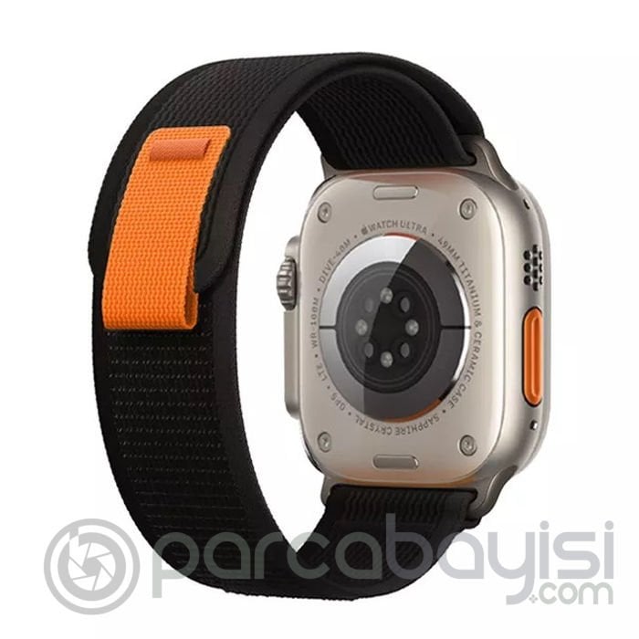 Ally Apple Watch 7-8 45mm 6-5-4 44mm Field Loop Kayış Kordon 3-2-1 42mm