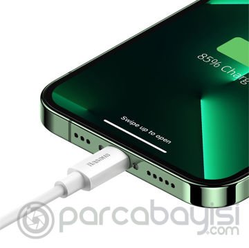Baseus Simple Wisdom USB to iPhone Lightning Hızlı Data Şarj Kablosu 2.4a 1m