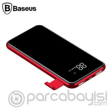 Baseus Full Screen Wireless Kablosuz Powerbank 8000 mAh