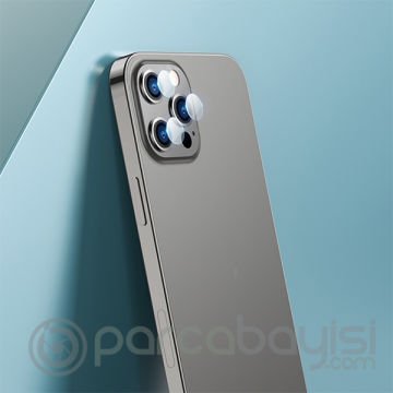 ALLY İPhone 13 Pro-13 Pro Max Tempered Glass Cam Kamera Koruyucu