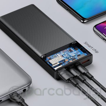 Baseus Mulight Quick 18W (PD3.0+QC3.0) 20000mAh dijital Göstergeli power bank