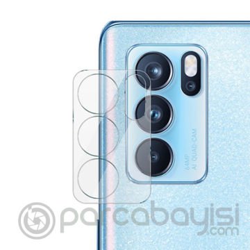 Oppo Reno6 Pro 3D Full Tempered Cam Kamera Koruyucu