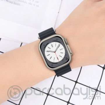 Ally Apple Watch 7-8 41mm 6-5-4 40mm Marine Silikon Kayış Kordon 3-2-1 38mm