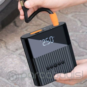 ALLY 3in1 12V Taşınabilir Lastik Hava Pompası Ve Akü Takviyesi Powerbank 8800mAh