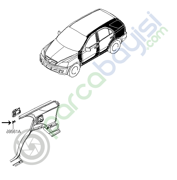 Kia Sorento Depo Kapak Yayı Orjinal 2002-2008 | 695613E000