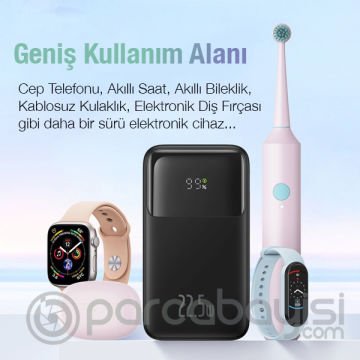 Baseus Comet Series 10000mAh 22.5W Hızlı Şarj Dijital Göstergeli Powerbank