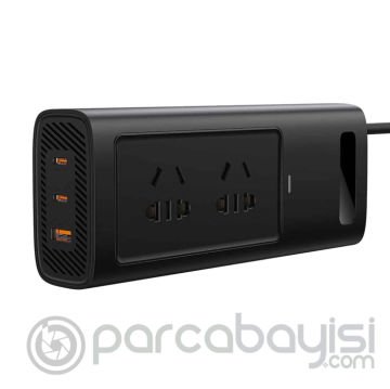 Baseus Power Inverter Pro 150W AC 220V Araç İçi Çakmak Çevirici Elektrik Dönüştürücü