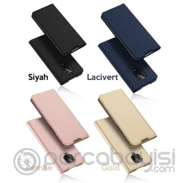 DUX DUCİS Redmi Note 9 Pro- Note 9S Kılıf Kapaklı Flip Cover Kılıf Skin Pro Series Kılıf