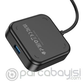 Hoco HB31 4in1 Type-C to 4x USB3.0 HUB Çevirici Dönüştürücü Adaptör 0.2m