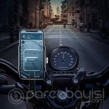 Baseus Knight Motorcycle Holder Motosiklet-Bisiklet telefon tutucu