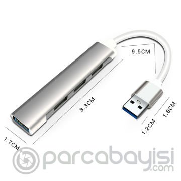 Ally A-809 4in1 USB to USB Hub Çoğaltıcı Adaptör