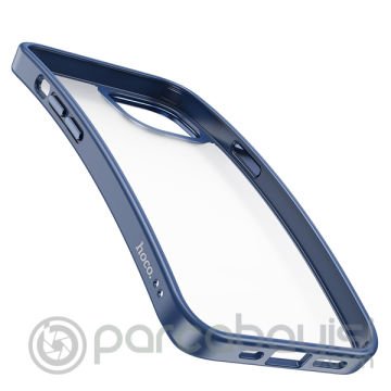 Hoco iPhone 14 Pro Max Golden Shield Frosted Silikon Telefon Kılıfı