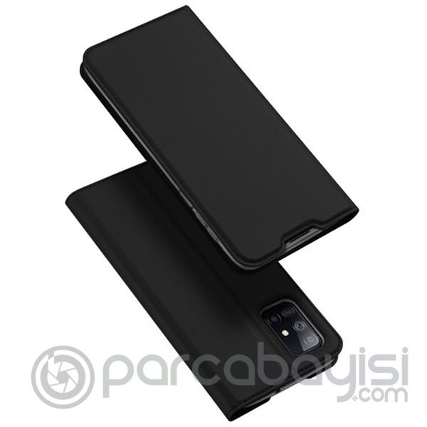 DUX DUCİS SM Galaxy M51 Kılıf Kapaklı Flip Cover Kılıf Skin Pro Series Kılıf