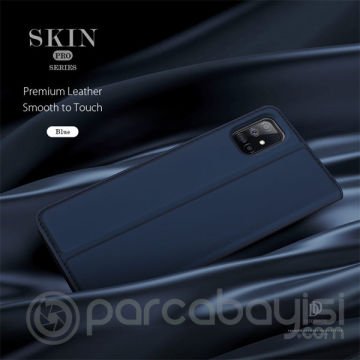 DUX DUCİS SM Galaxy M51 Kılıf Kapaklı Flip Cover Kılıf Skin Pro Series Kılıf