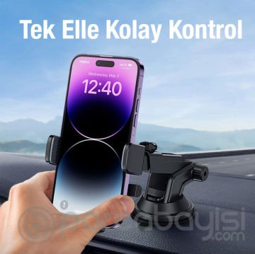 Baseus UltraControl Pro Series Torpido Üstü + Havalandırma Bölmesi Araç Telefon Tutucu