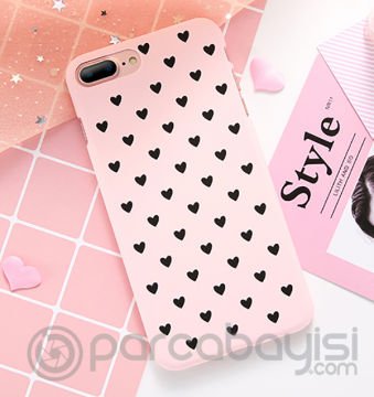 iPhone SE3-SE2 İPhone 8-7 Kılıf Çoklu Kalp Premium Pc Kılıf