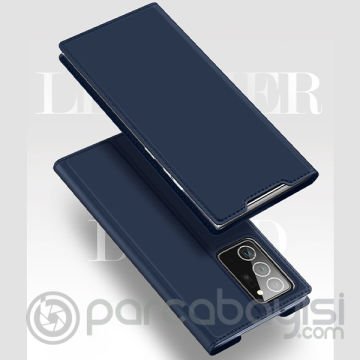 DUX DUCİS SM Galaxy Note 20 Kılıf Kapaklı Flip Cover Kılıf Skin Pro Series Kılıf