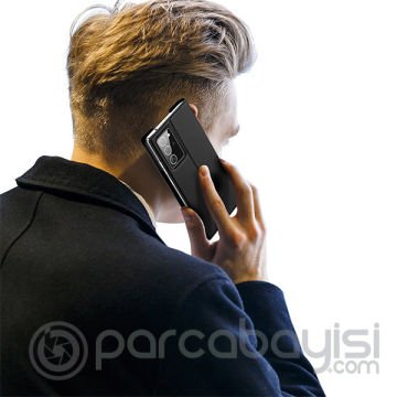 DUX DUCİS SM Galaxy Note 20 Kılıf Kapaklı Flip Cover Kılıf Skin Pro Series Kılıf