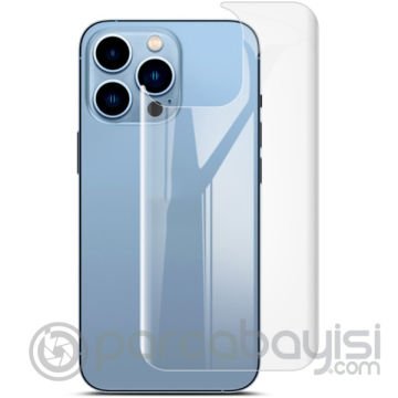 iPhone 13 Pro Max 6.7 Film Ön Arka Full Koruyucu Nano Hidrojel Koruyucu Set