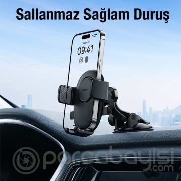 Baseus UltraControl Lite Series Ön Cam ve Torpido Üstü Araç Telefon Tutucu