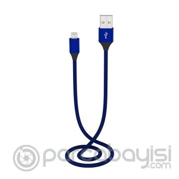 Ally İPhone 13-12 11  3.0A Hızlı Halat Usb Şarj Kablosu 1MM