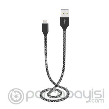 Ally İPhone 13-12 11  3.0A Hızlı Halat Usb Şarj Kablosu 1MM