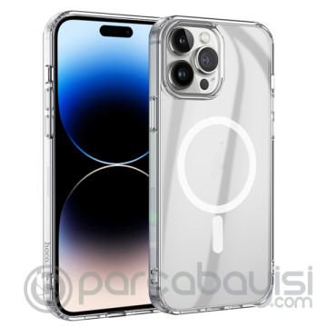 Hoco iPhone 14 Pro Max Manyetik Magsafe Silikon Kılıf