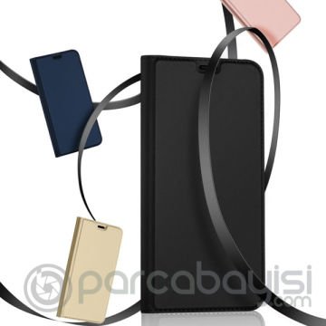 DUX DUCİS İPhone 12 Mini Kılıf Kapaklı Flip Cover Kılıf Skin Pro Series Kılıf