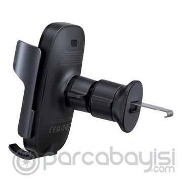 Baseus Milky Way Pro 15W Kablosuz Şarjlı Havalandırma Bölmesi Araç Telefon Tutucu