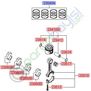 Sekman Takımı Kia Optıma Soul Sportage Orjinal | 230402A923