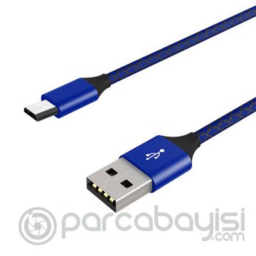 Ally Android Micro Usb 3.0A Hızlı Halat Usb Şarj Kablosu 1MM