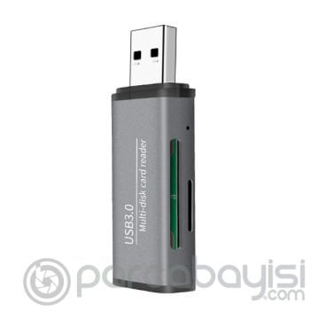 ADS-105 USB 3.0 Hızlı Card Reader SD-TF Hafıza Kart Okuyucu