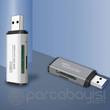 ADS-105 USB 3.0 Hızlı Card Reader SD-TF Hafıza Kart Okuyucu