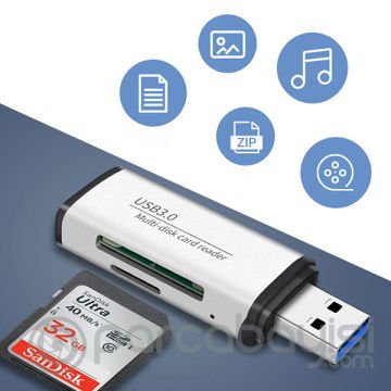 ADS-105 USB 3.0 Hızlı Card Reader SD-TF Hafıza Kart Okuyucu