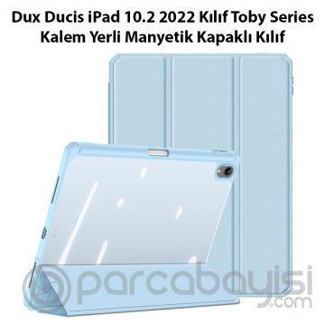 Dux Ducis iPad 10.2 2022 Kılıf Toby Series Kalem Yerli Manyetik Kapaklı Kılıf