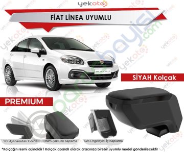 Fiat Linea Uyumlu Siyah Kolçak Kol Dayama Ultra Kaliteli