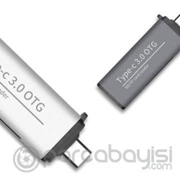 ADS-103 USB TYPE C 3.0 Hızlı Card Reader SD-TF Hafıza Kart Okuyucu