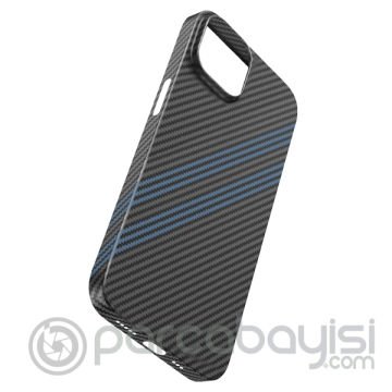 Hoco iPhone 14 Pro 6.1 Kılıf Kevlar Texture Darbe Emici Telefon Kılıfı