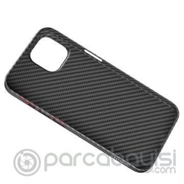 Hoco iPhone 14 Pro 6.1 Kılıf Kevlar Texture Darbe Emici Telefon Kılıfı