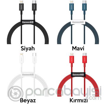 Baseus Superior Series TYPE-C to İPhone PD 20W 1M Hızlı Şarj Veri Kablosu